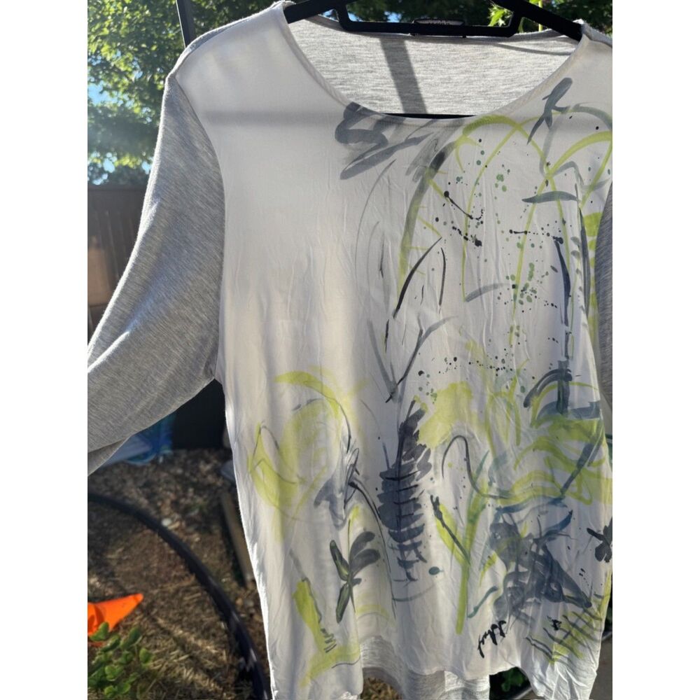 FRAPP Pull-Over Long Sleeve Abstract Design Designer Shirt Germany